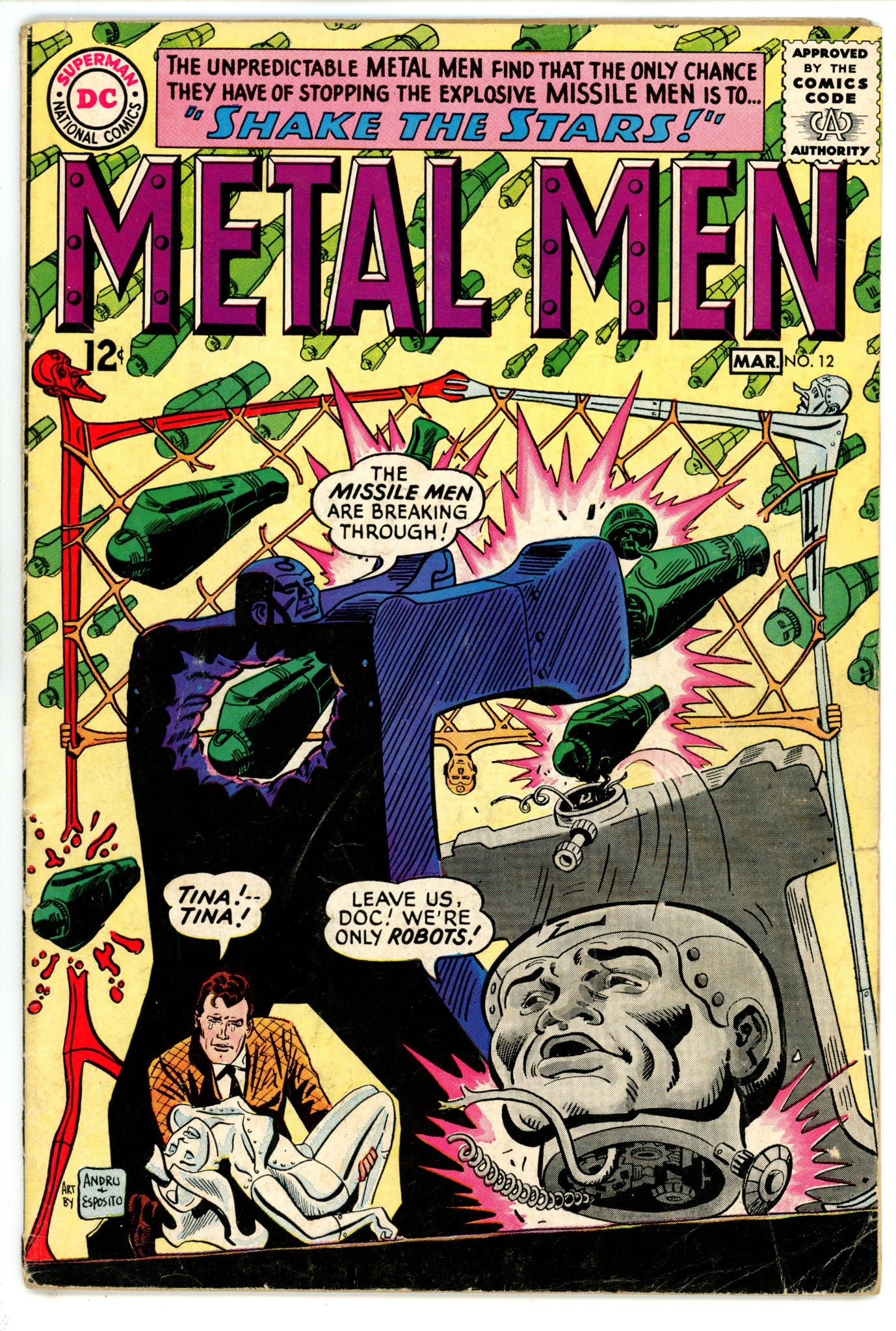 Metal Men Vol 1 12 VG- (3.5) (1965) 