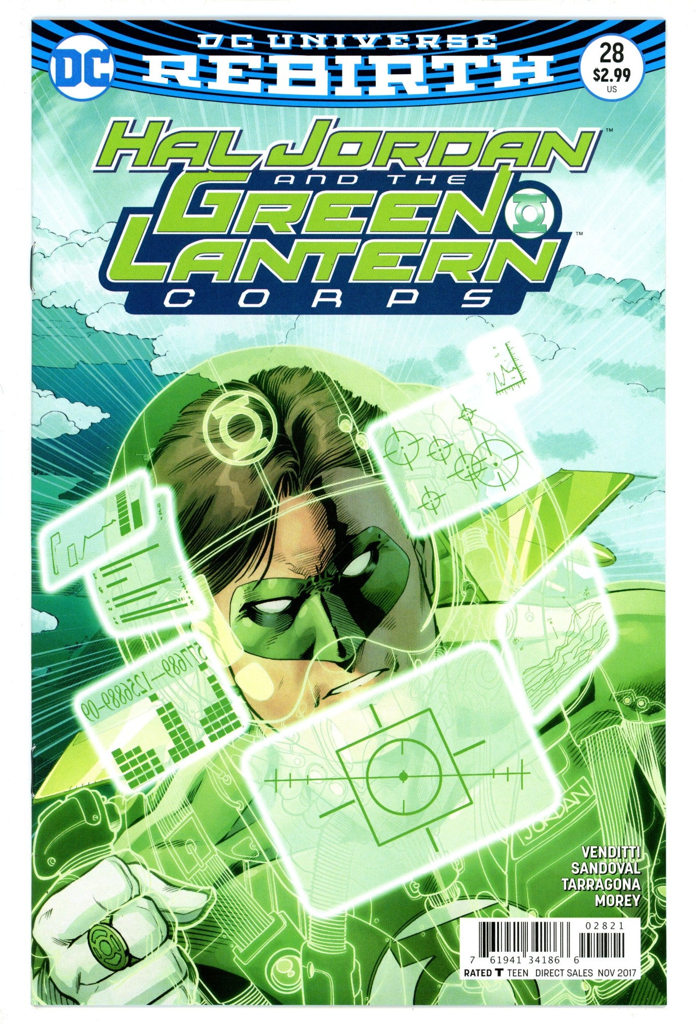Hal Jordan and the Green Lantern Corps 28 High Grade (2017) Kitson Variant 