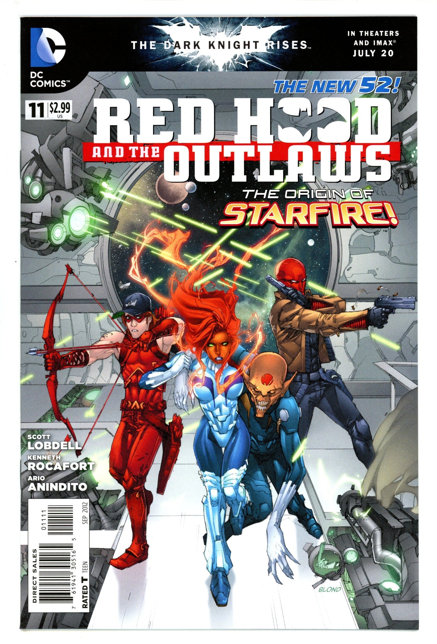 Red Hood and the Outlaws Vol 1 11 High Grade (2012) 