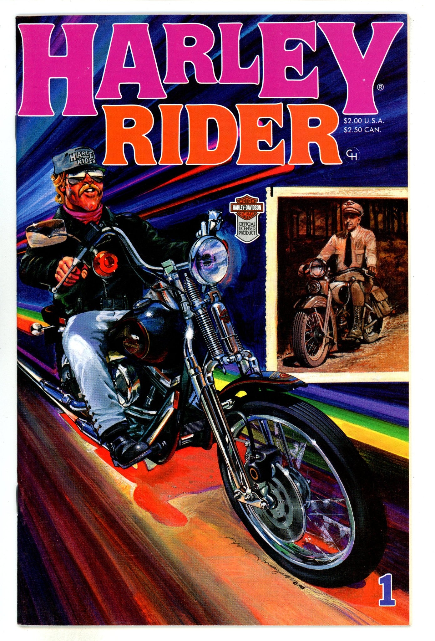 Harley Rider 1 VF- (7.5) (1988) 