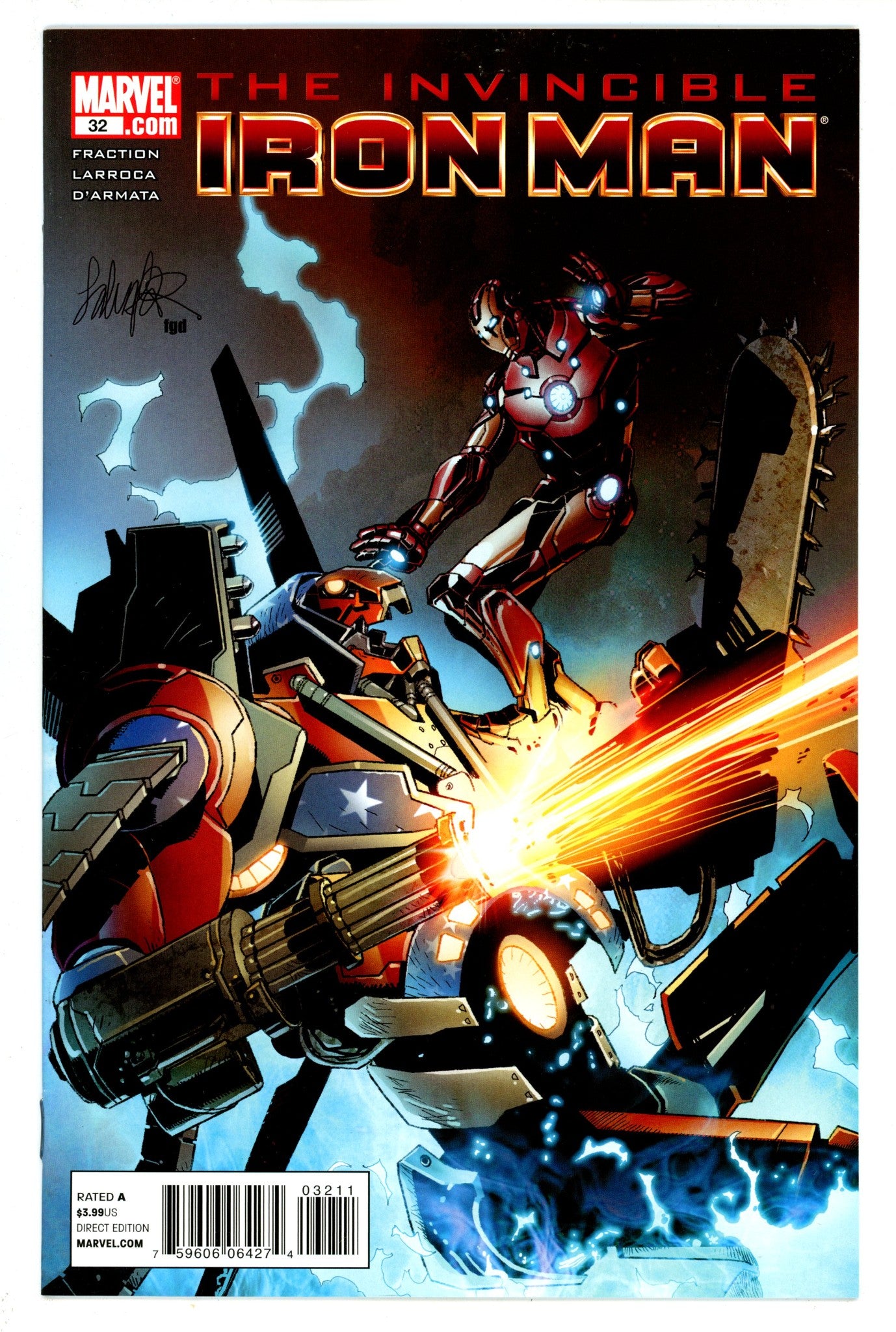 Invincible Iron Man Vol 1 32 High Grade (2011) 