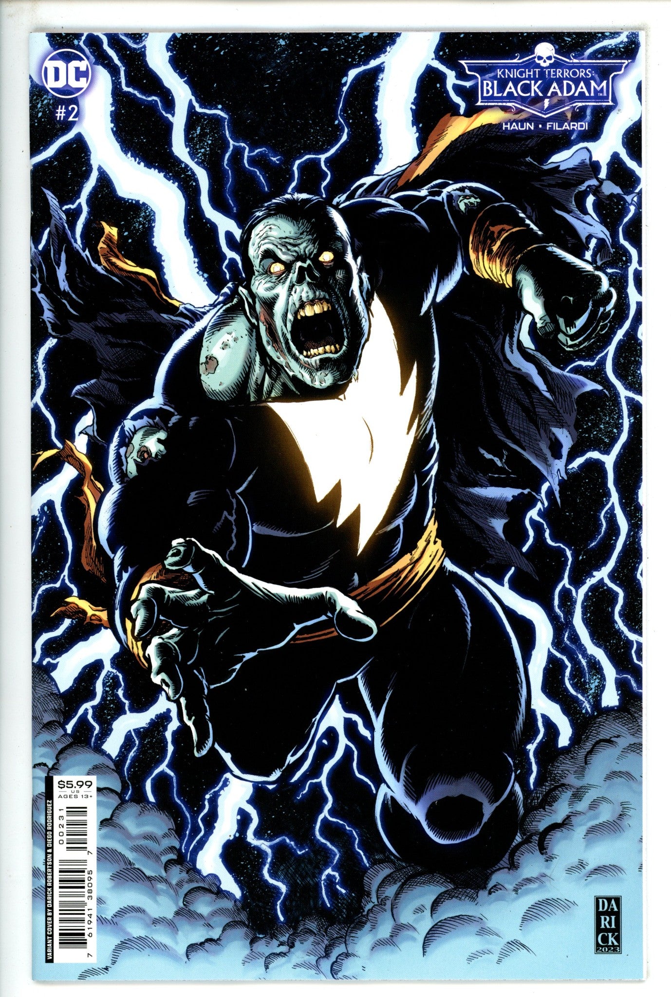 Knight Terrors Black Adam 2 Robertson Variant (2023)