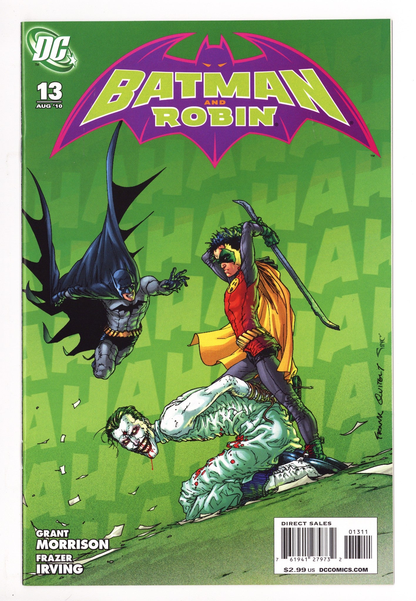Batman and Robin Vol 1 13 High Grade (2010) 