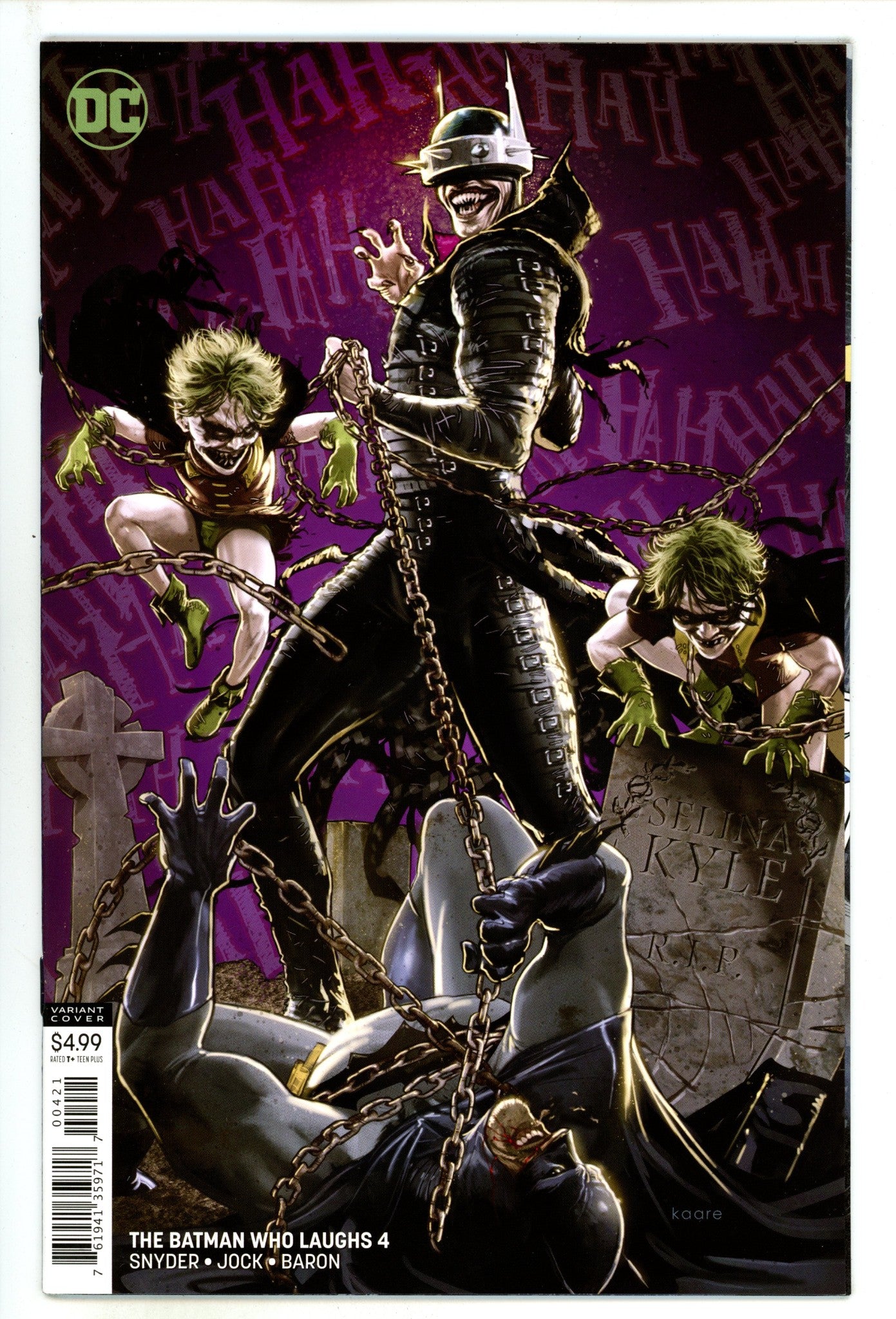 The Batman Who Laughs   4  High Grade   (2019) Andrews     Variant  