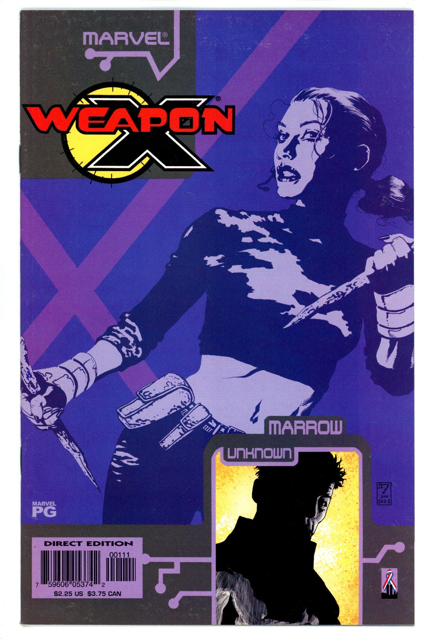 Weapon X: The Draft - Marrow 1 High Grade (2002) 