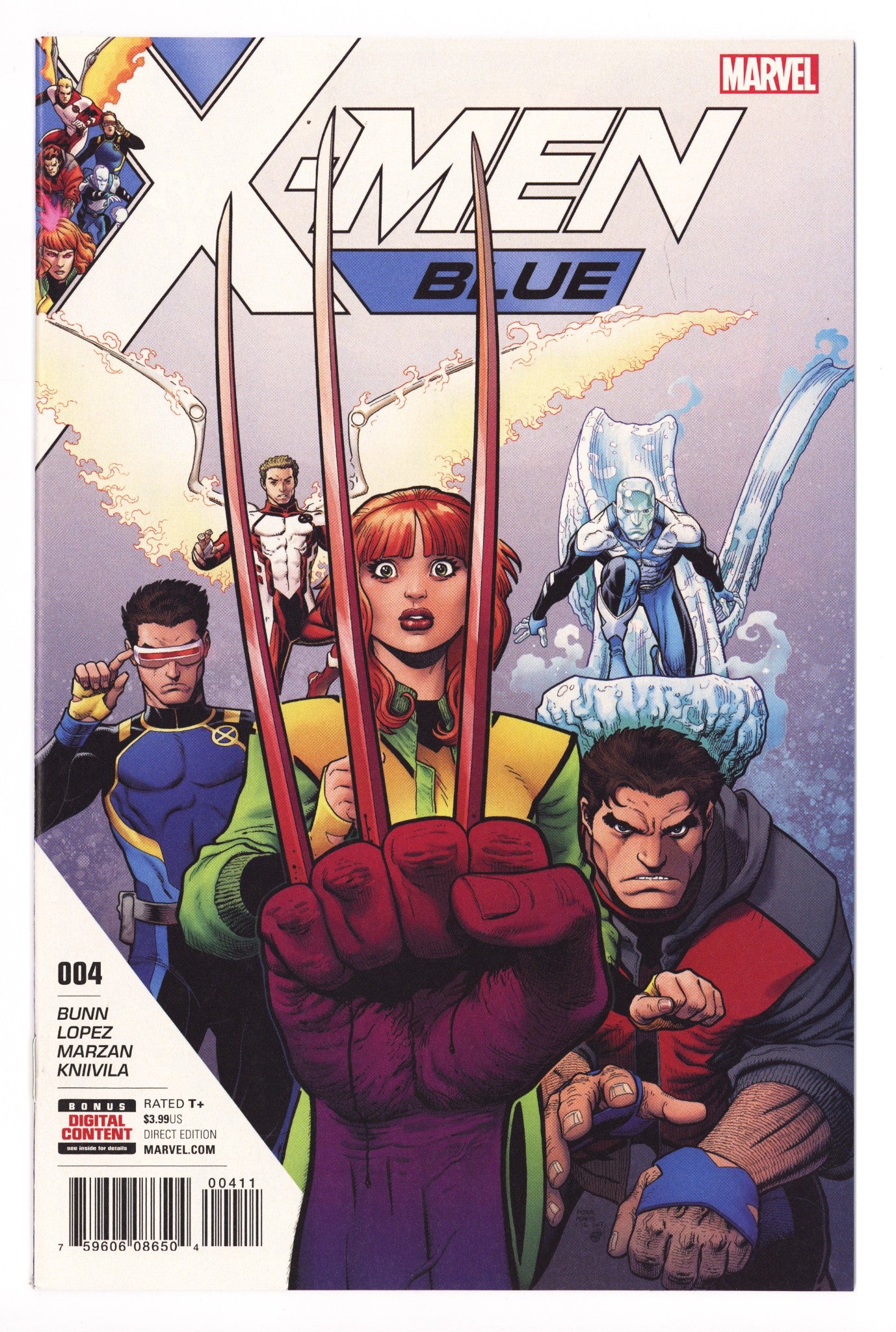 X-Men: Blue 4 High Grade (2017) 