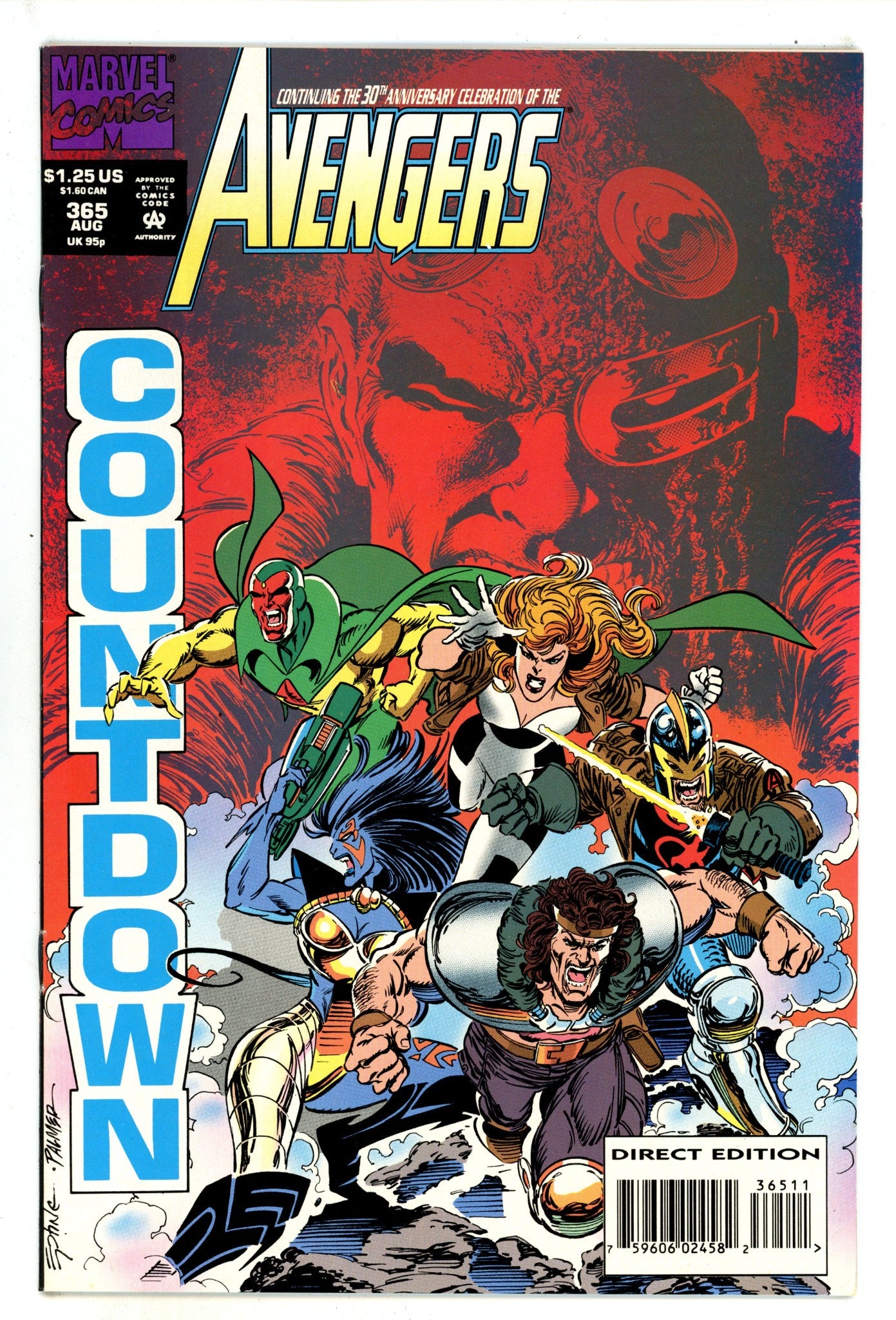The Avengers Vol 1 365 High Grade (1993) 