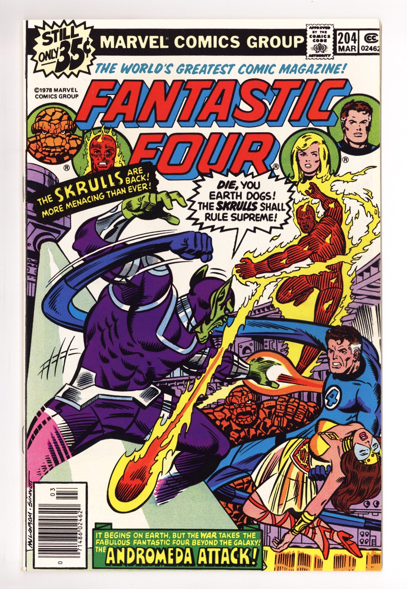 Fantastic Four Vol 1 204 VF (8.0) (1979) 