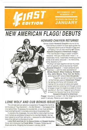 First Edition 63 (1987)
