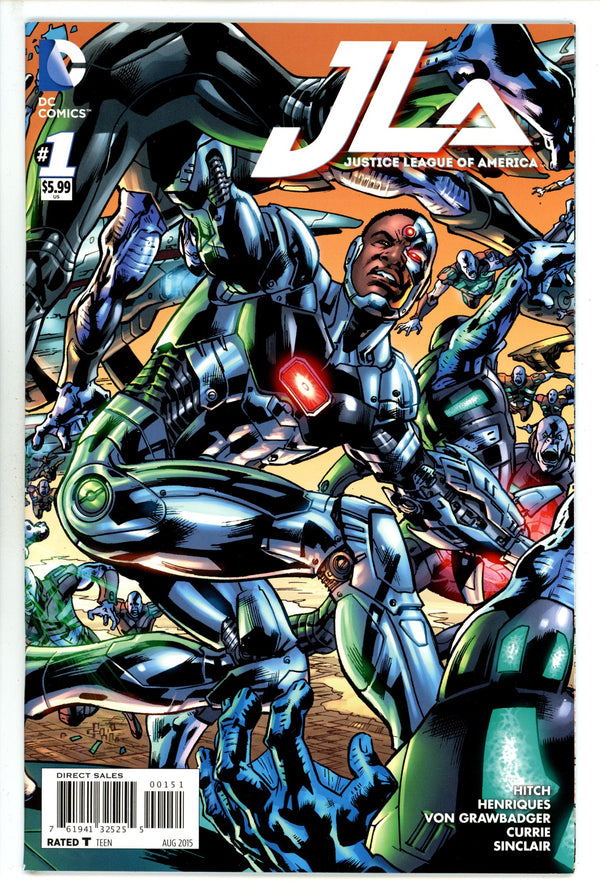 Justice League of America Vol 4 1 Hitch Cyborg Variant (2015)