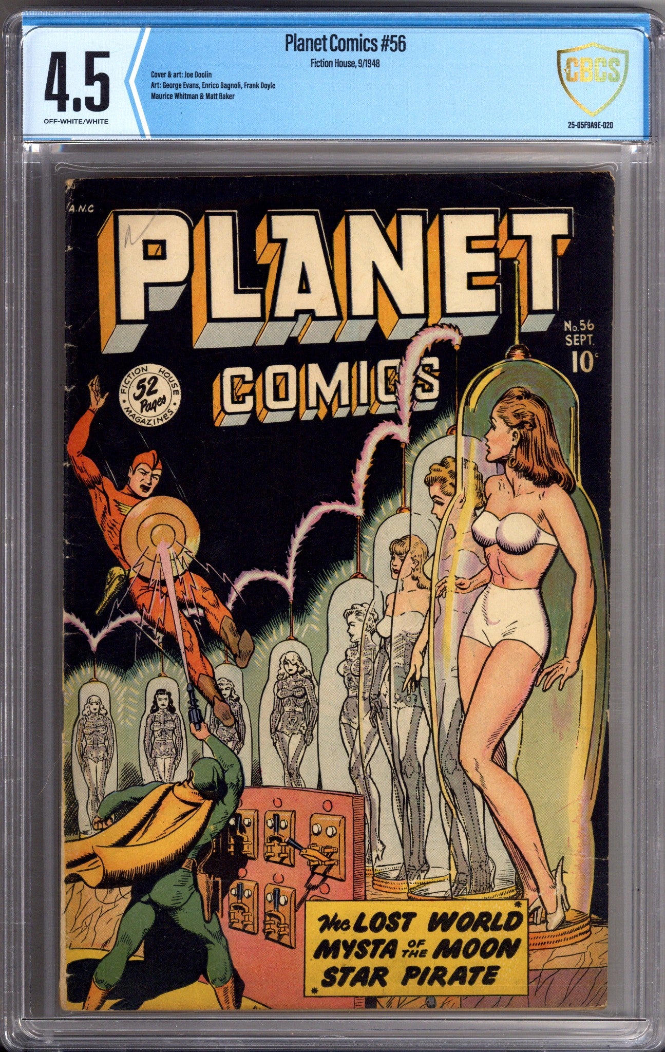 Planet Comics Vol 1 56 CBCS 4.5 (VG+) (1948) 