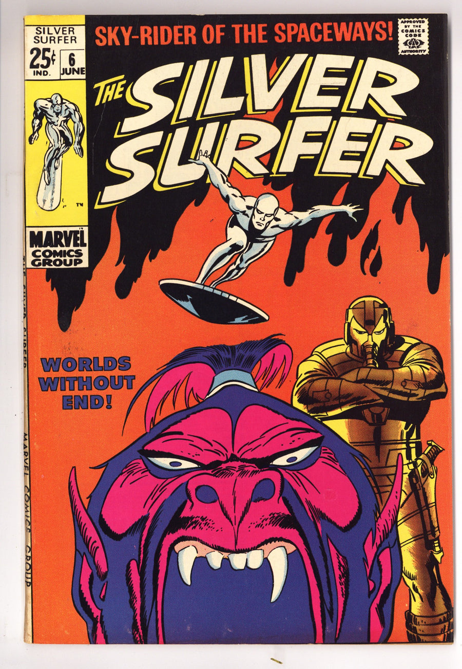 The Silver Surfer Vol 1 6 FN/VF (7.0) (1969) 