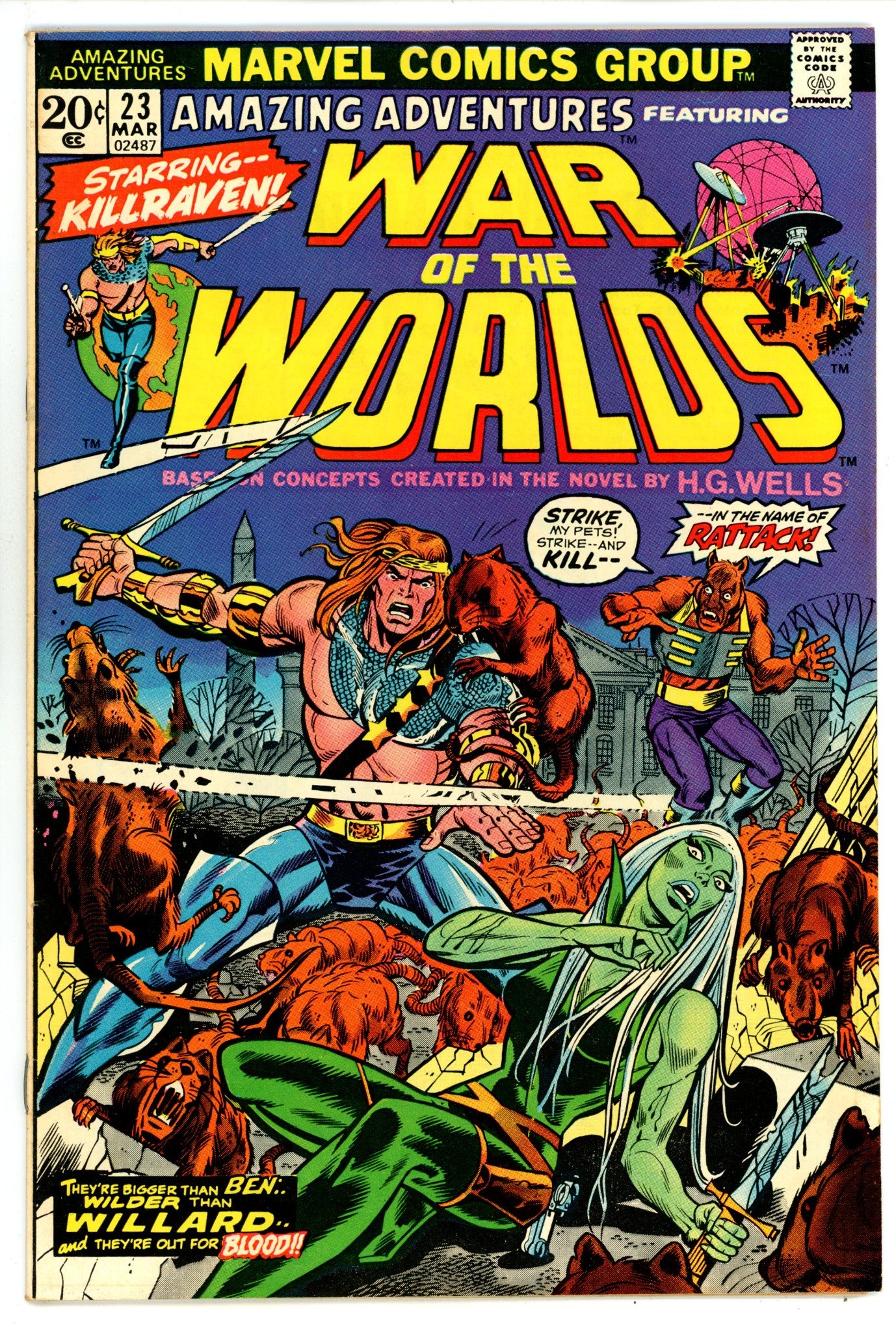 Amazing Adventures Vol 2 23 FN+ (6.5) (1974) 