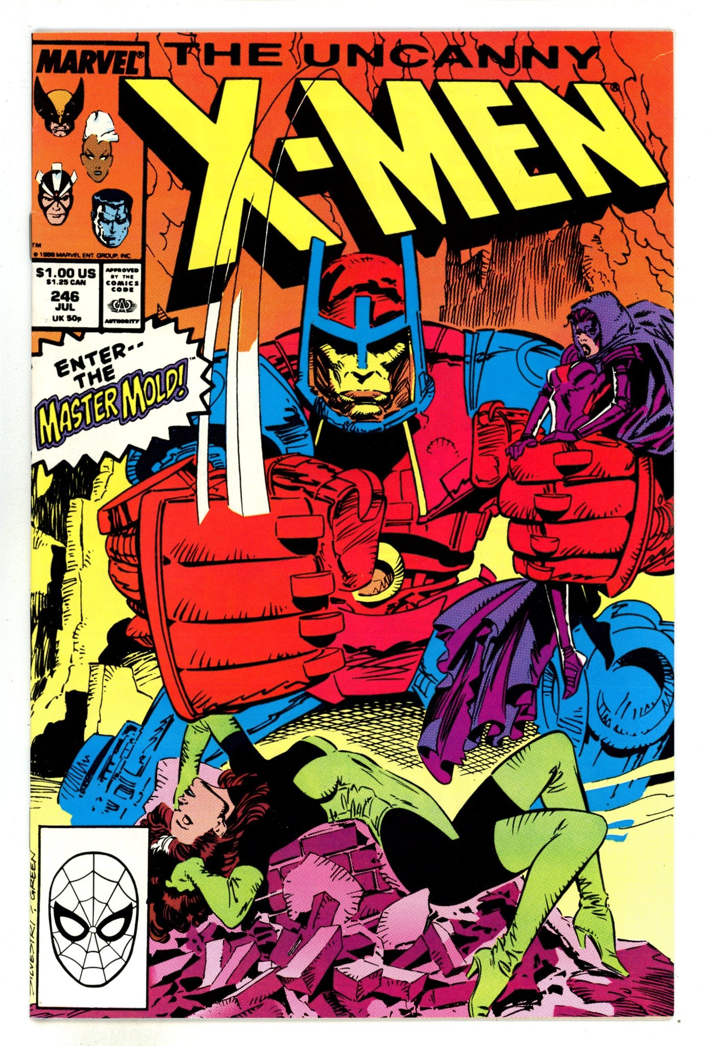 The Uncanny X-Men Vol 1 246 High Grade (1989) 
