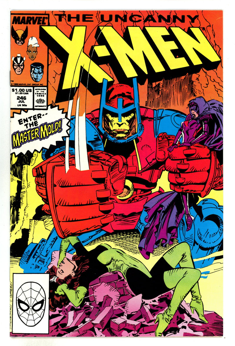The Uncanny X-Men Vol 1 246 High Grade (1989) 