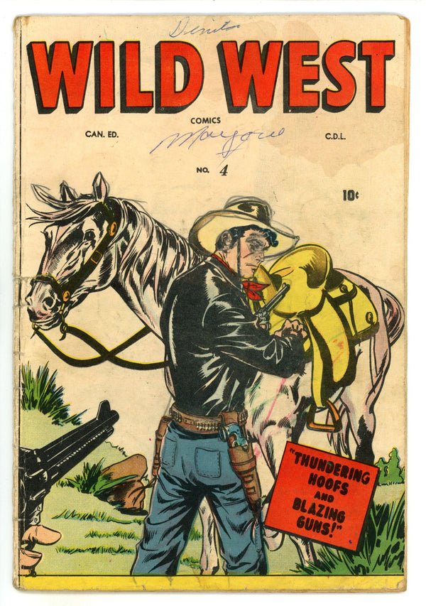 Wild West 4 GD+ (2.5) (1949) Canadian Edition