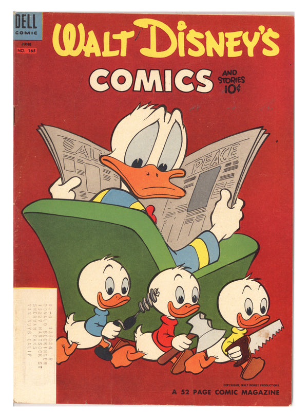 Walt Disney's Comics and Stories Vol 14 9 (165) FN+ (6.5) (1954)