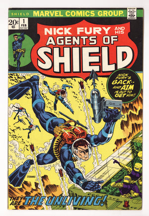 SHIELD [Nick Fury and His Agents of SHIELD] Vol 2 1  FN/VF (7.0)   (1973)