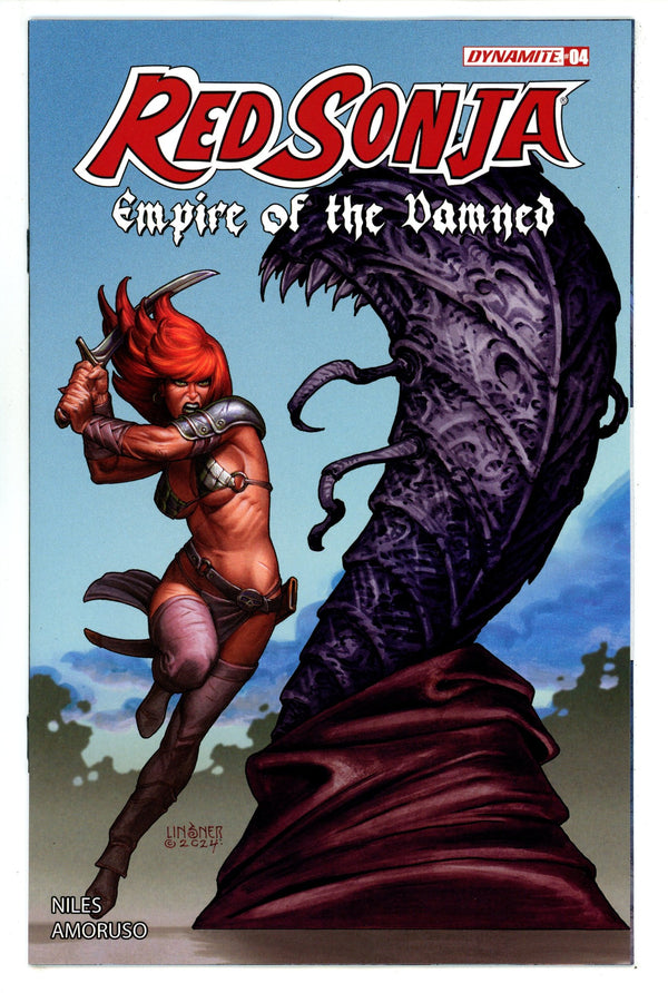 Red Sonja Empire Damned 4 Linsner Variant (2024)