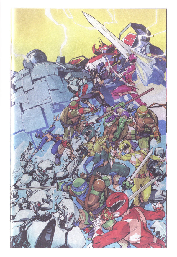 Mighty Morphin Power Rangers/Teenage Mutant Ninja Turtles III  4 Prasetya  Foil Stamp Virgin Incentive NM  (2026)