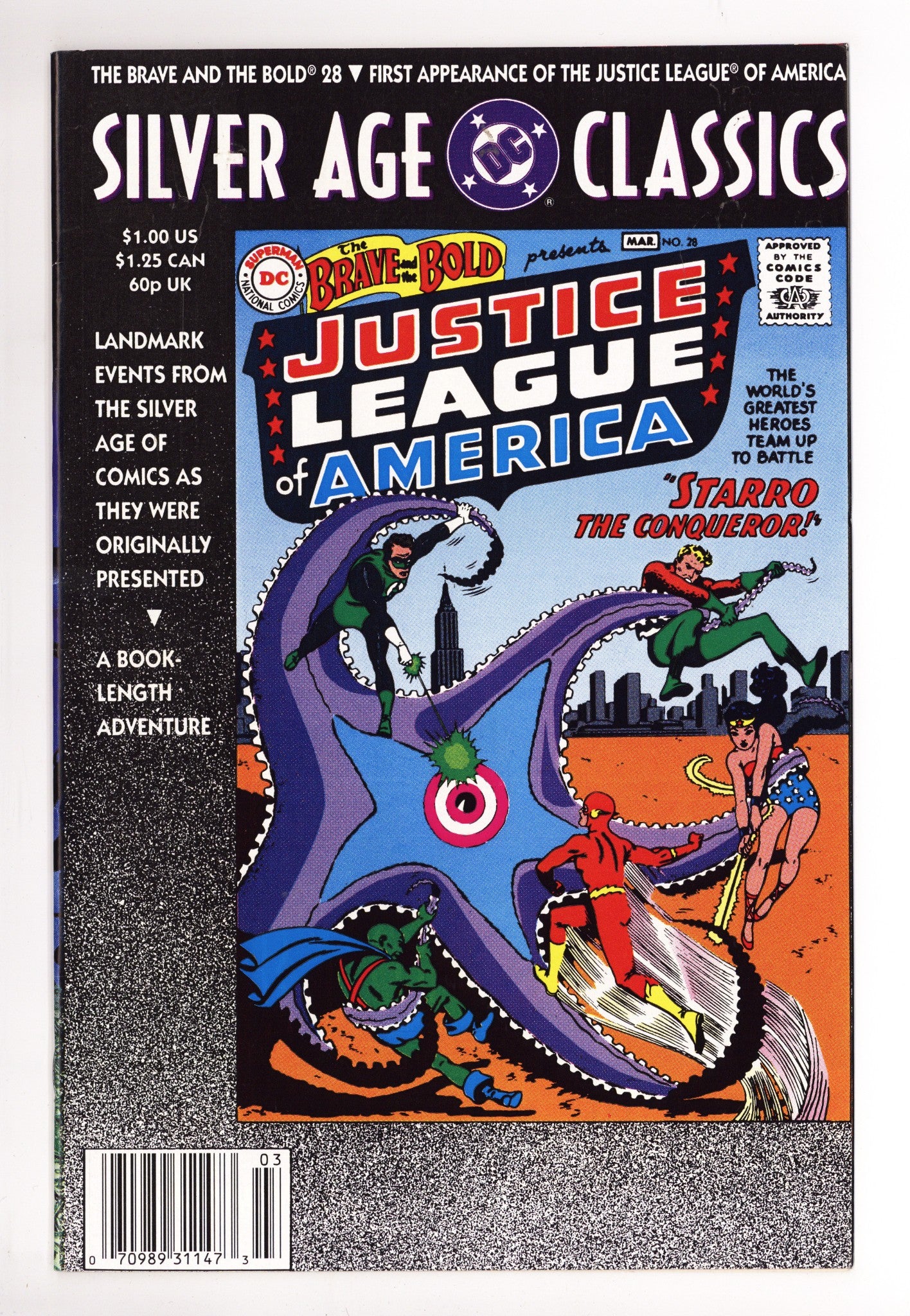 DC Silver Age Classics The Brave and the Bold 28 [nn] Mid Grade (1992) 