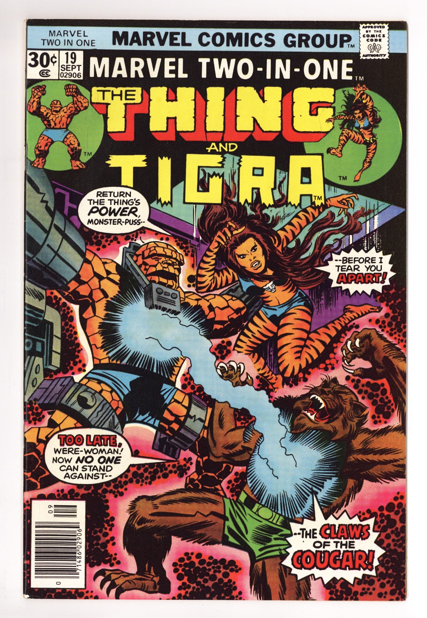 Marvel Two-in-One Vol 1 19 VF (8.0) (1976) 