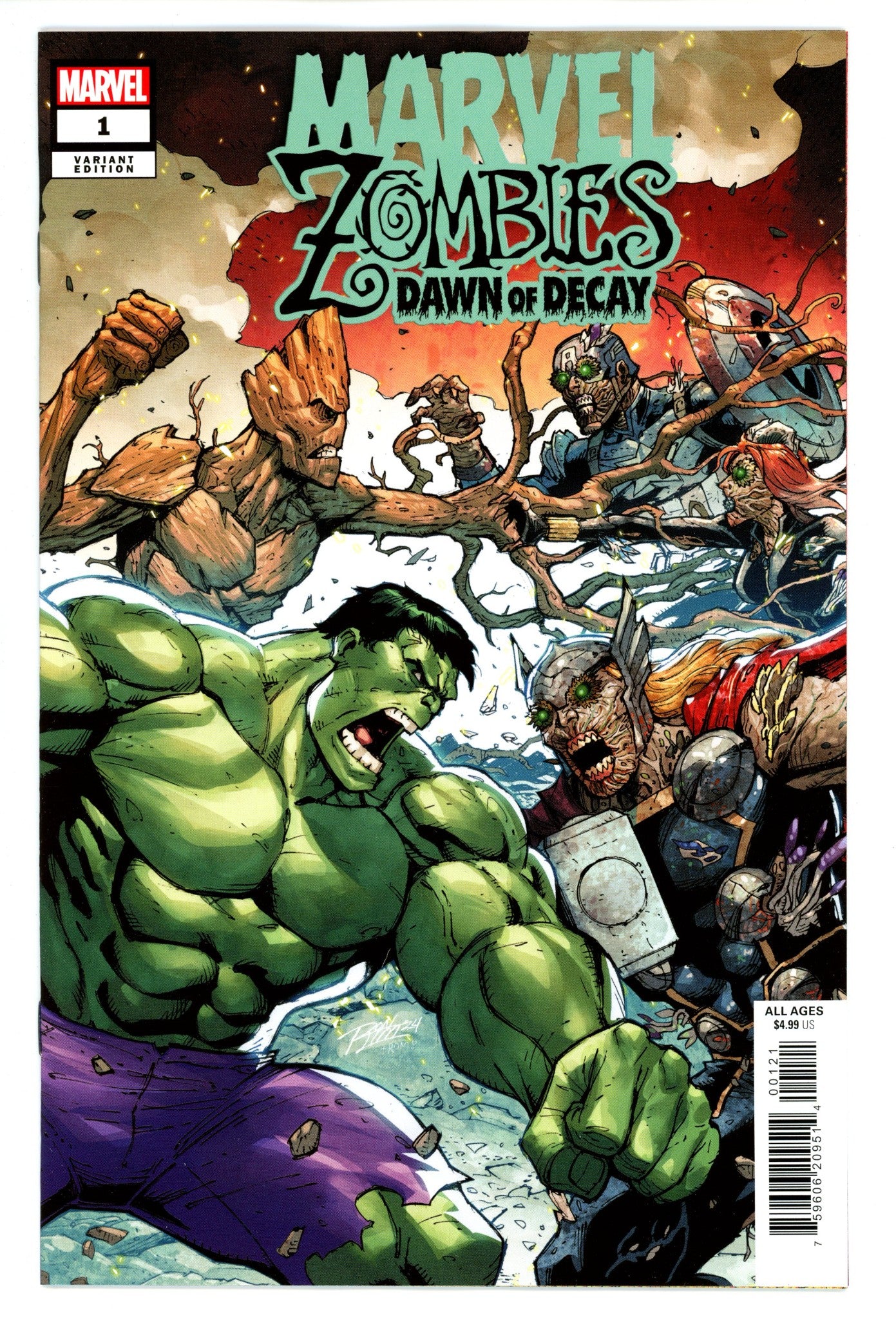 Marvel Zombies: Dawn Of Decay 1 Lim Variant (2024)