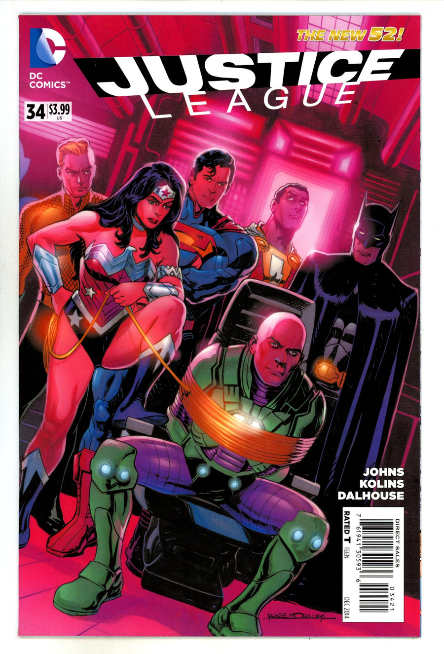 Justice League Vol 1 34 High Grade (2014) Morales Incentive Variant 