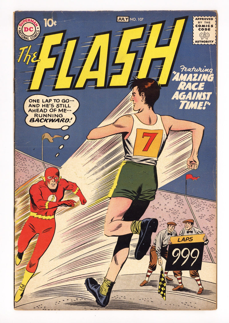 The Flash Vol 1 107 FN- (5.5) (1959) 