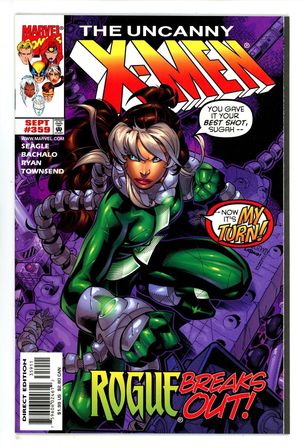 The Uncanny X-Men Vol 1 359  High Grade   (1998)