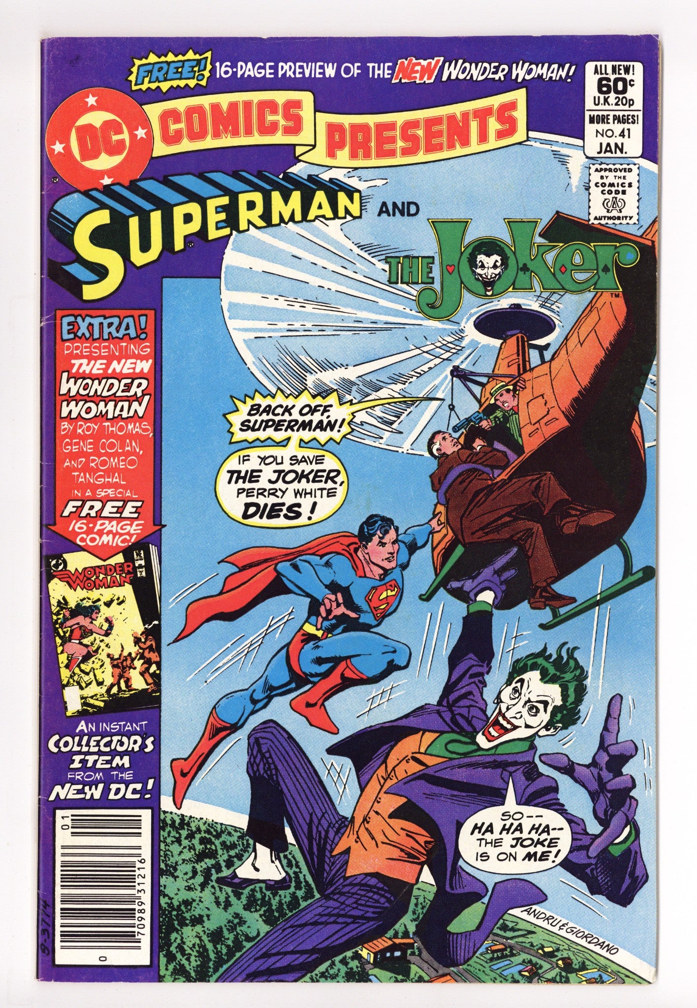 DC Comics Presents Vol 1 41 Low Grade (1982) Newsstand 