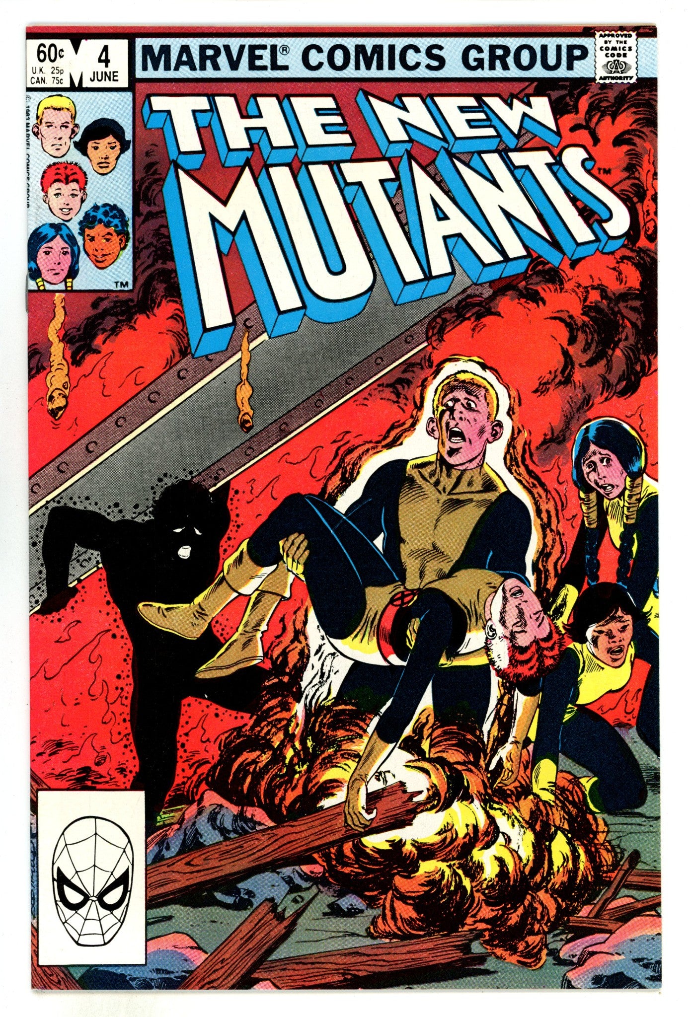 The New Mutants Vol 1 4  High Grade  (1983)  