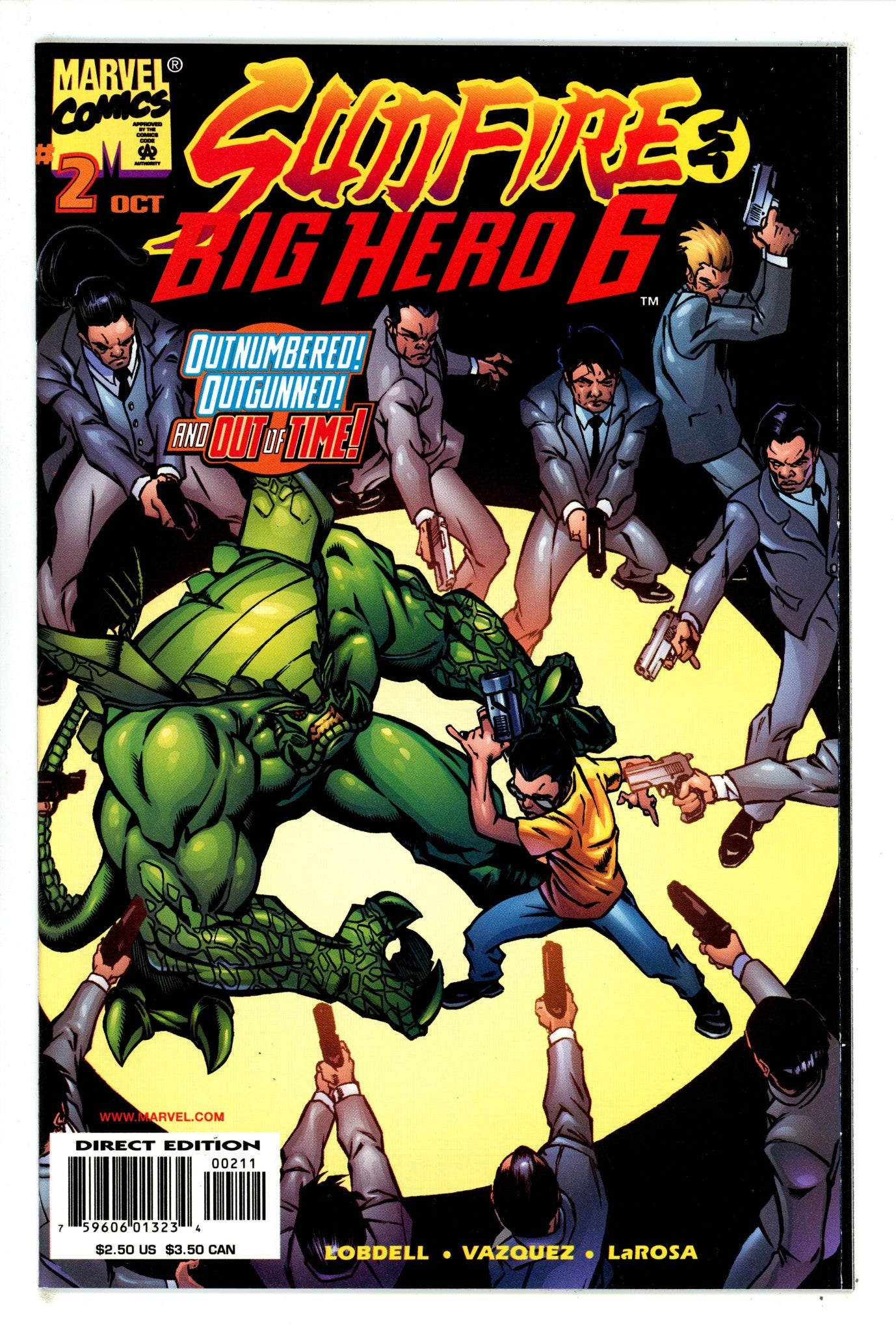 Sunfire & Big Hero Six 2 NM- (9.2) (1998)