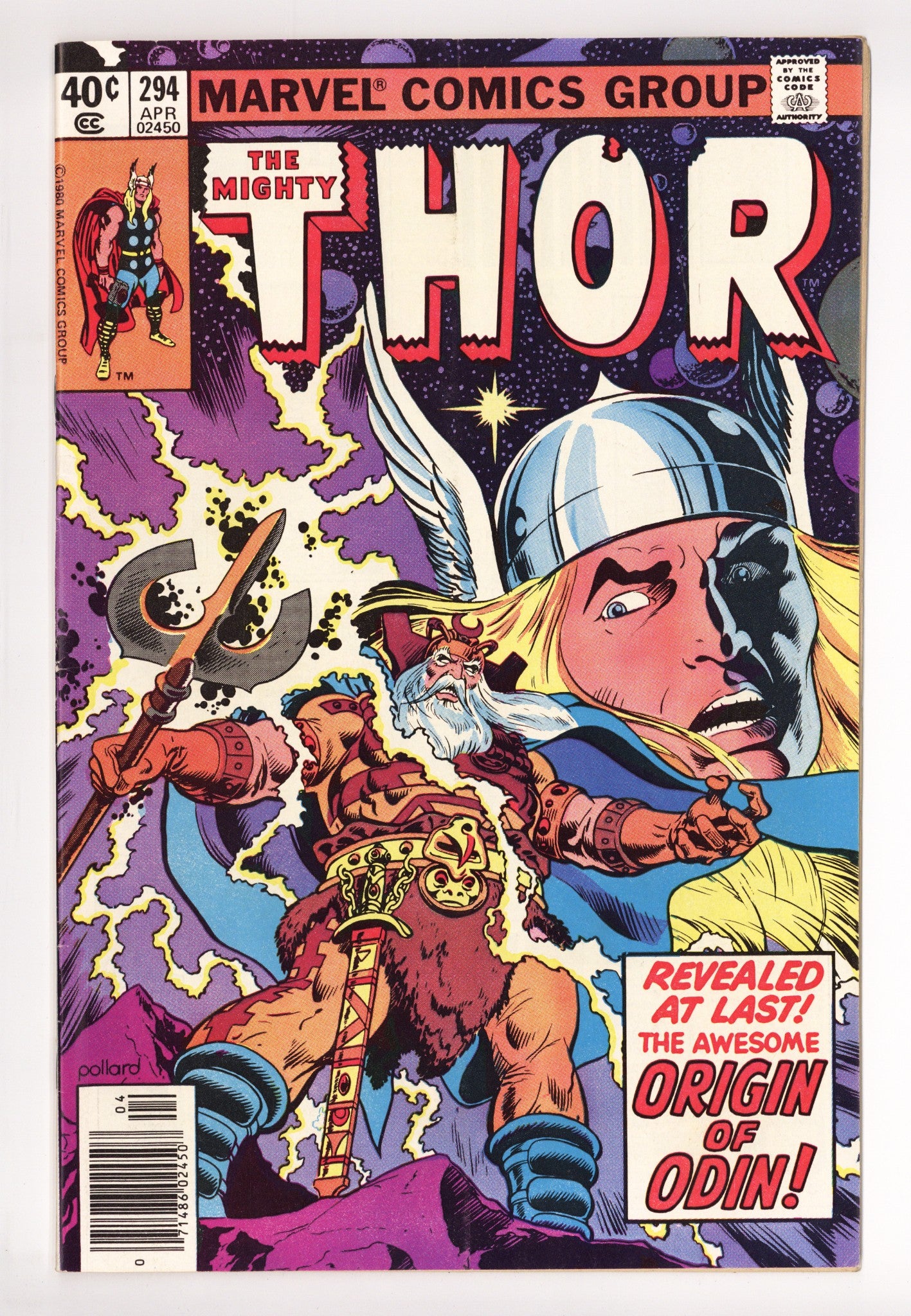 Thor Vol 1 294 Low Grade (1980) Newsstand 