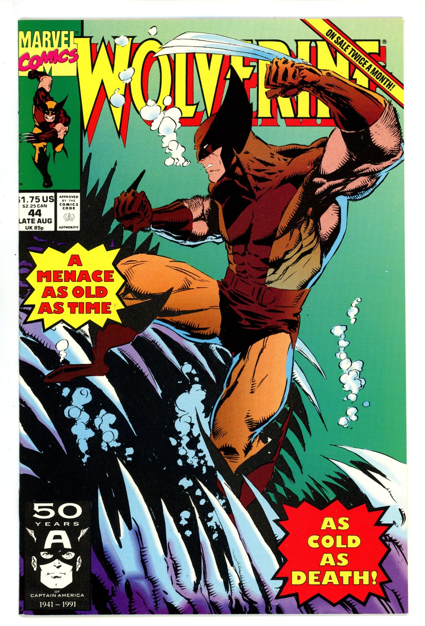 Wolverine Vol 2 44 NM- (9.2) (1991) 