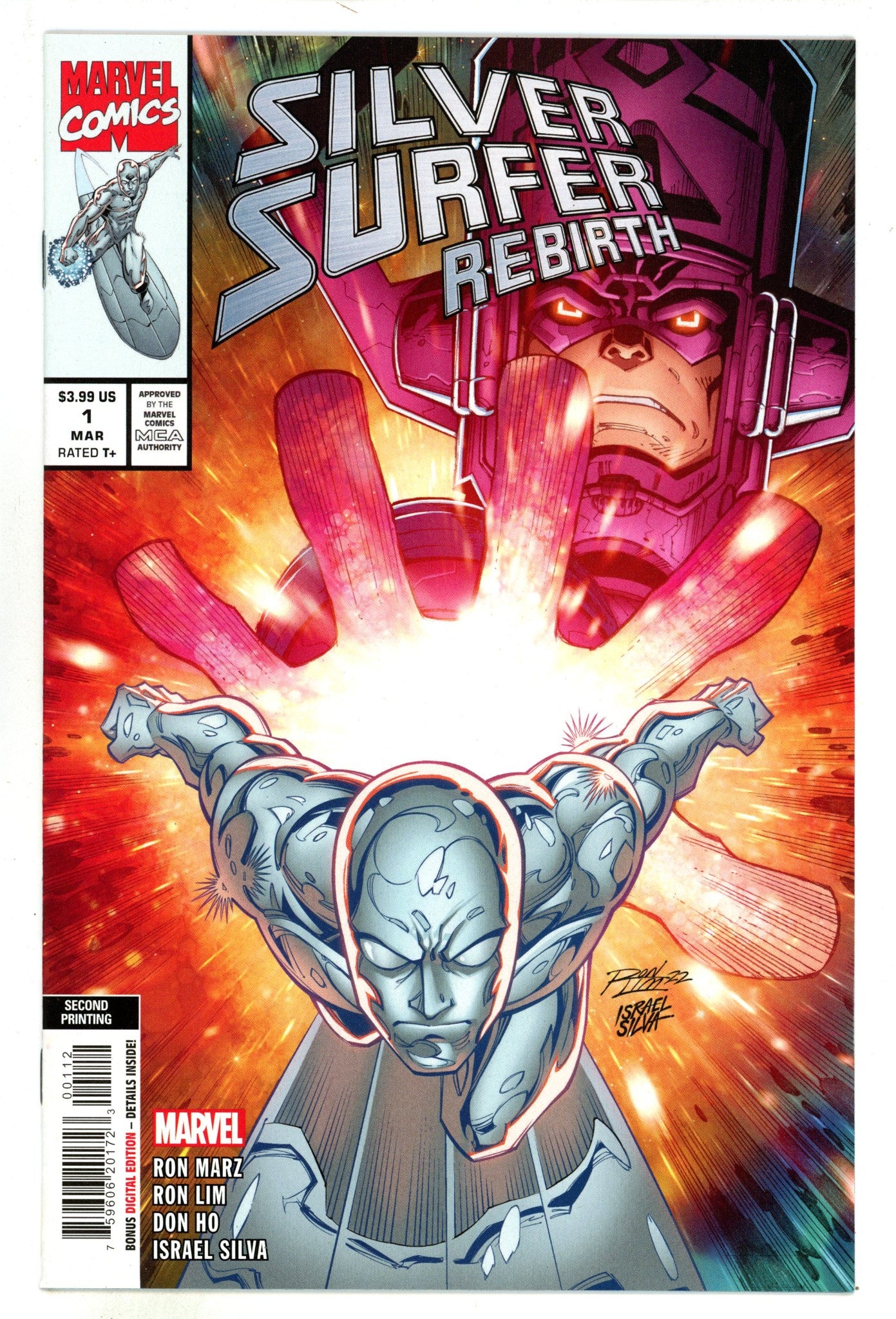 Silver Surfer Rebirth 1 High Grade (2022) 2nd Print 