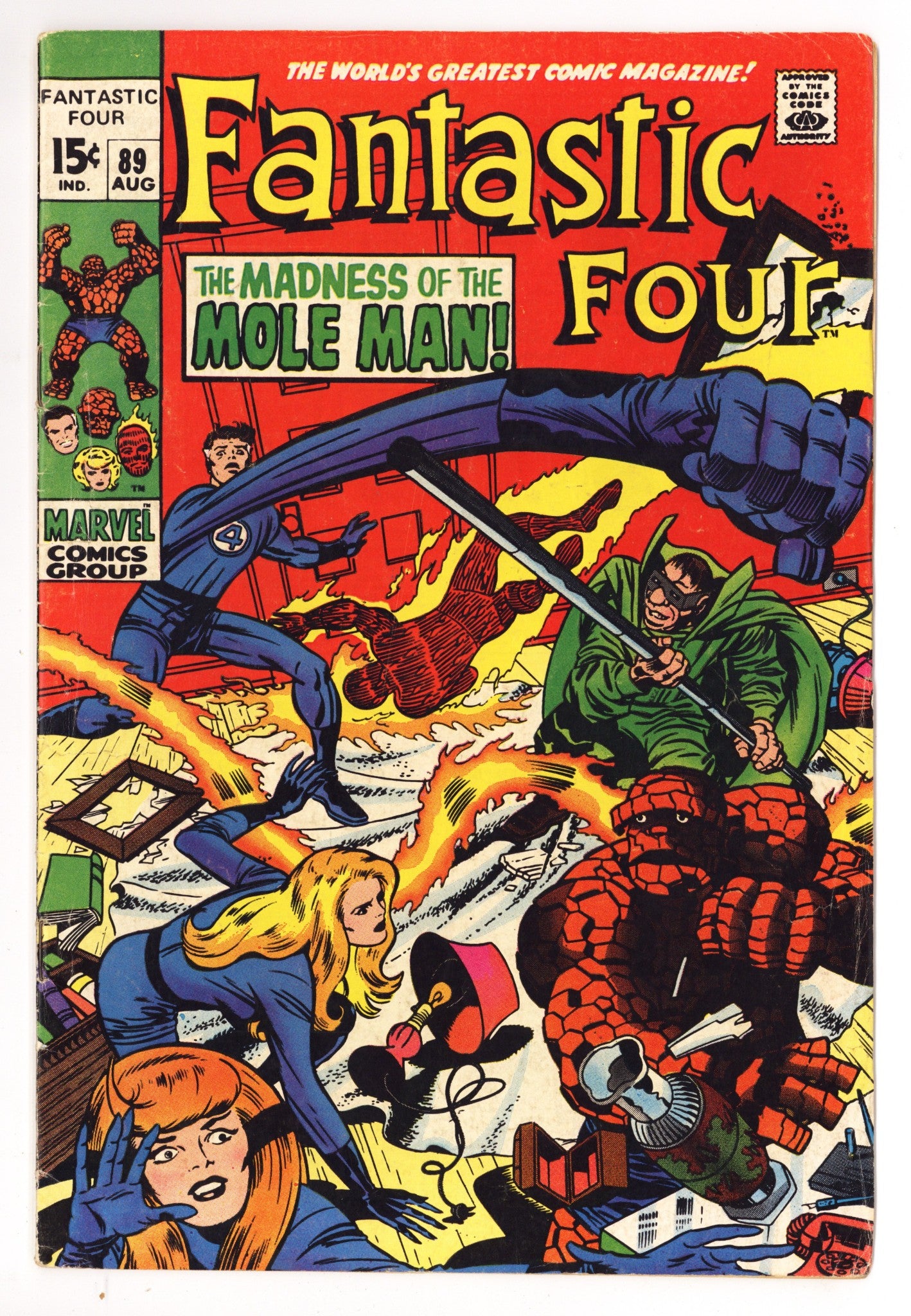 Fantastic Four Vol 1 89 VG- (3.5) (1969) 