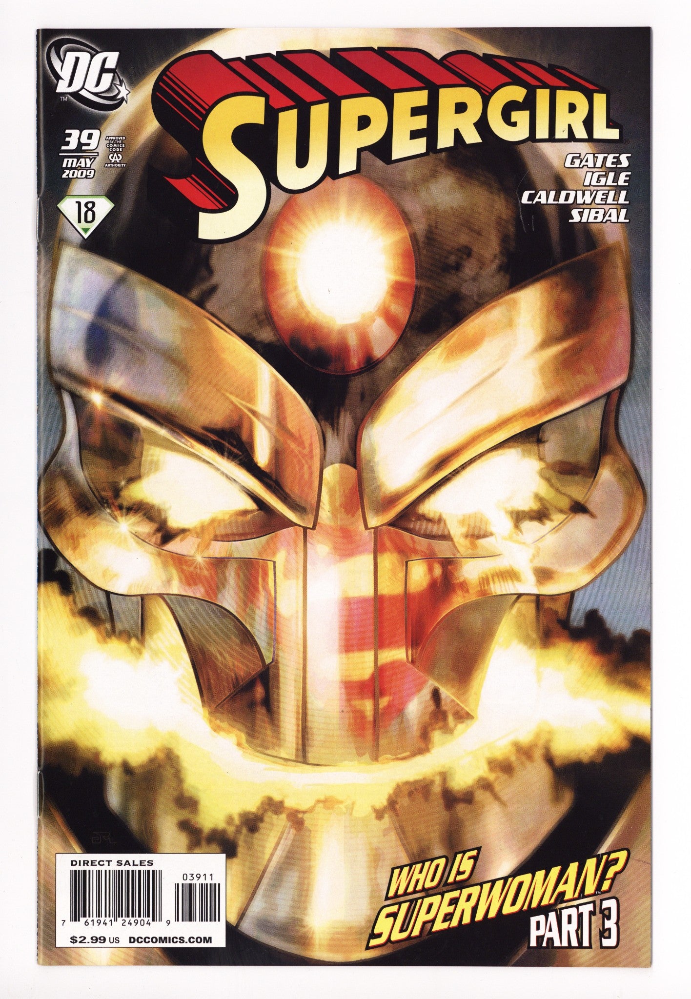 Supergirl Vol 5 39 High Grade (2009) 