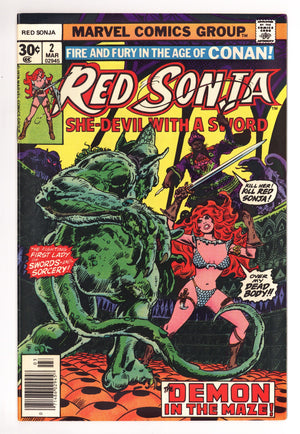 Red Sonja Vol 1 2 VF/NM (9.0) (1977)