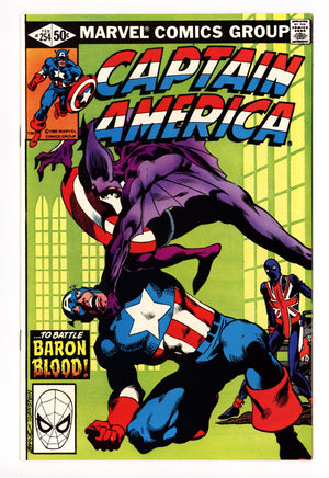 Captain America Vol 1 254  NM- (9.2)   (1981)        