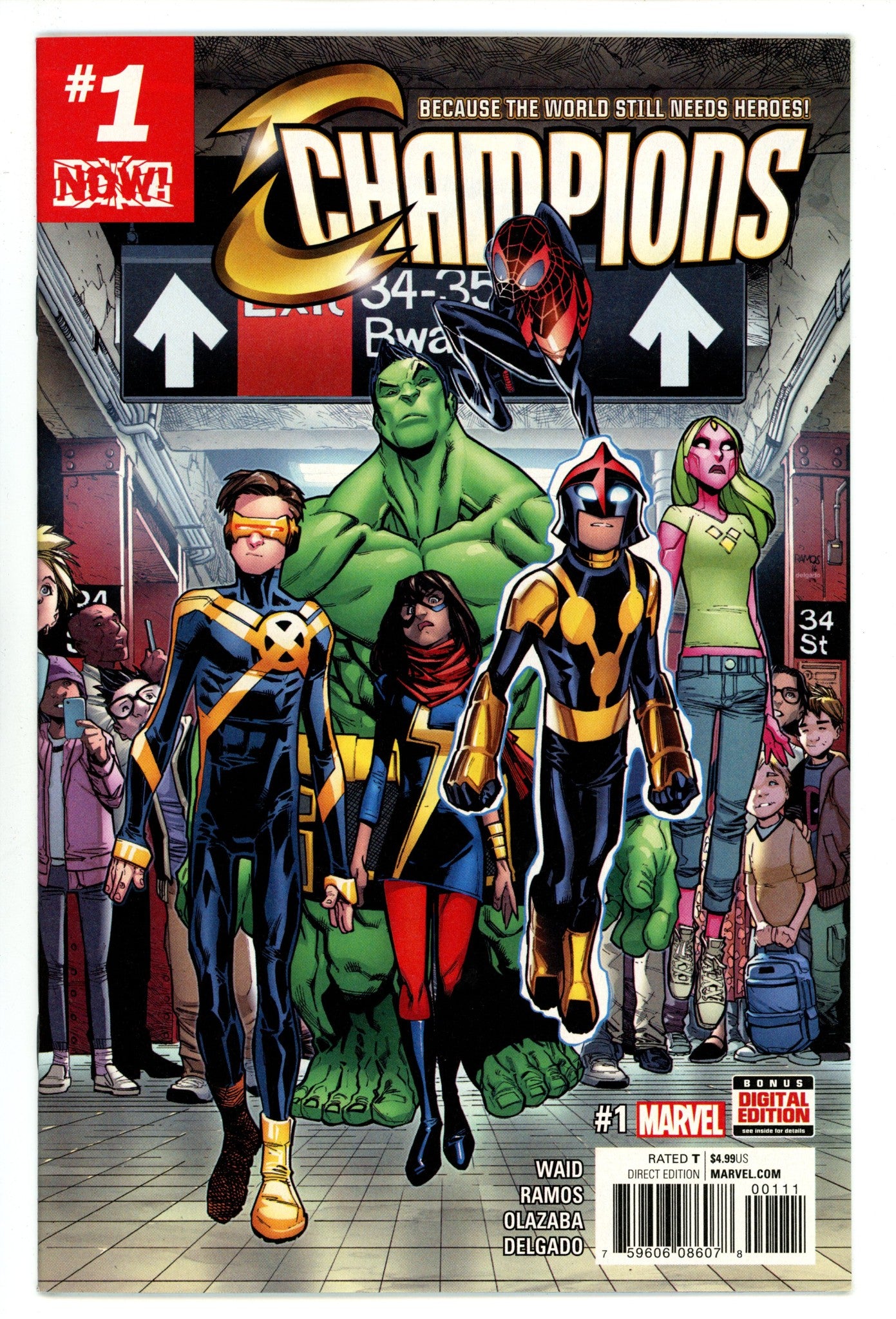 Champions Vol 2 1 NM- (9.2) (2016) 