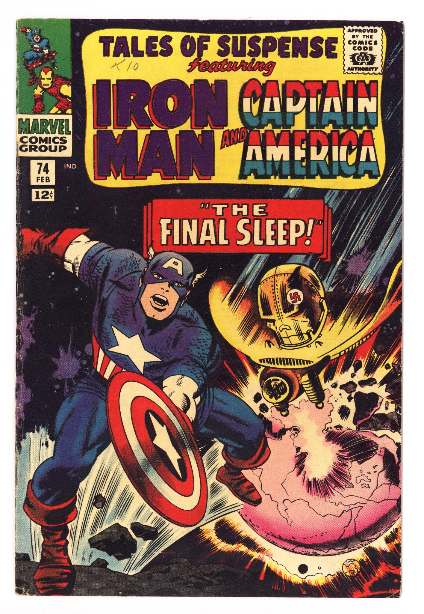 Tales of Suspense Vol 1 74 FN+ (6.5) (1966) 