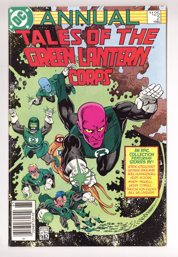 The Green Lantern Corps Annual 2 VF (8.0) (1986) Newsstand