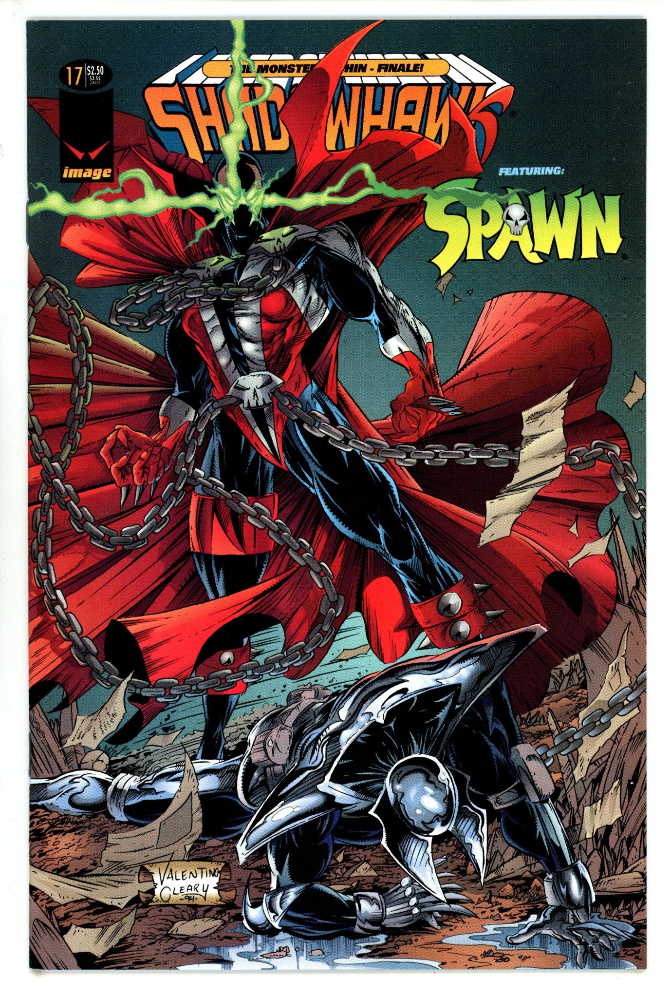 Shadowhawk Vol 4 17 NM- (1995)