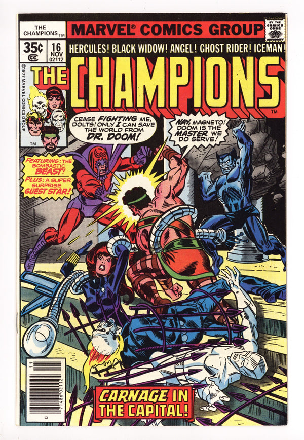 The Champions Vol 1 16 Mid Grade (1977)