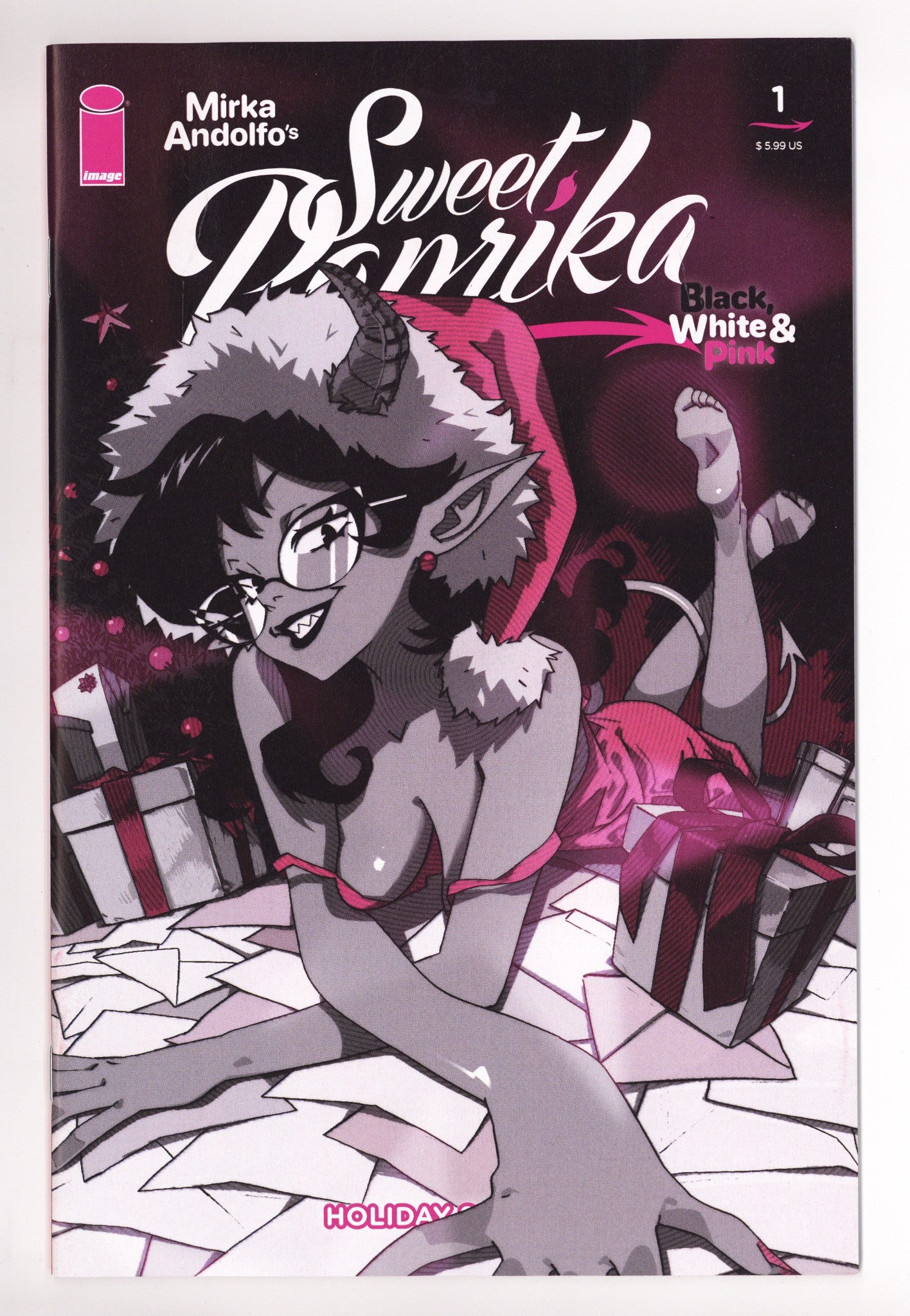 Mirka Andolfos Sweet Paprika Black White & Pink Holiday Special 1 Puglia Variant (2025)