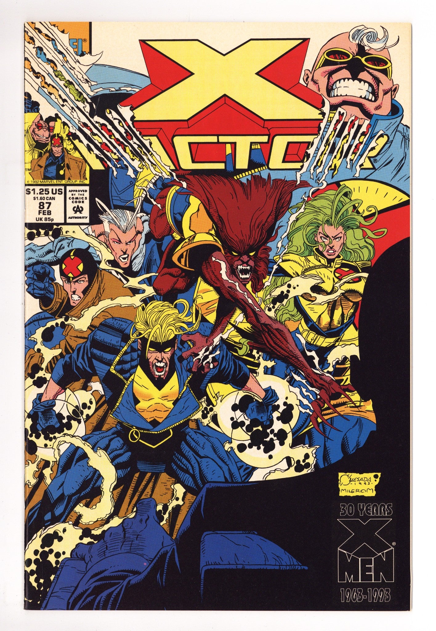 X-Factor Vol 1 87 High Grade (1993) 