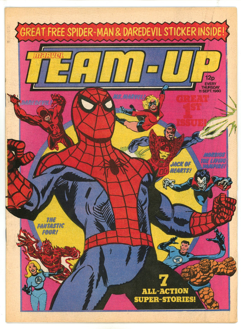 Marvel Team-Up 1 No Gift VF- (1980)