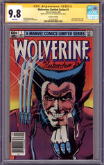 Wolverine Vol 1 1 Newsstand CGC 9.8 Signed Joe Rubinstein (1982) thumbnail