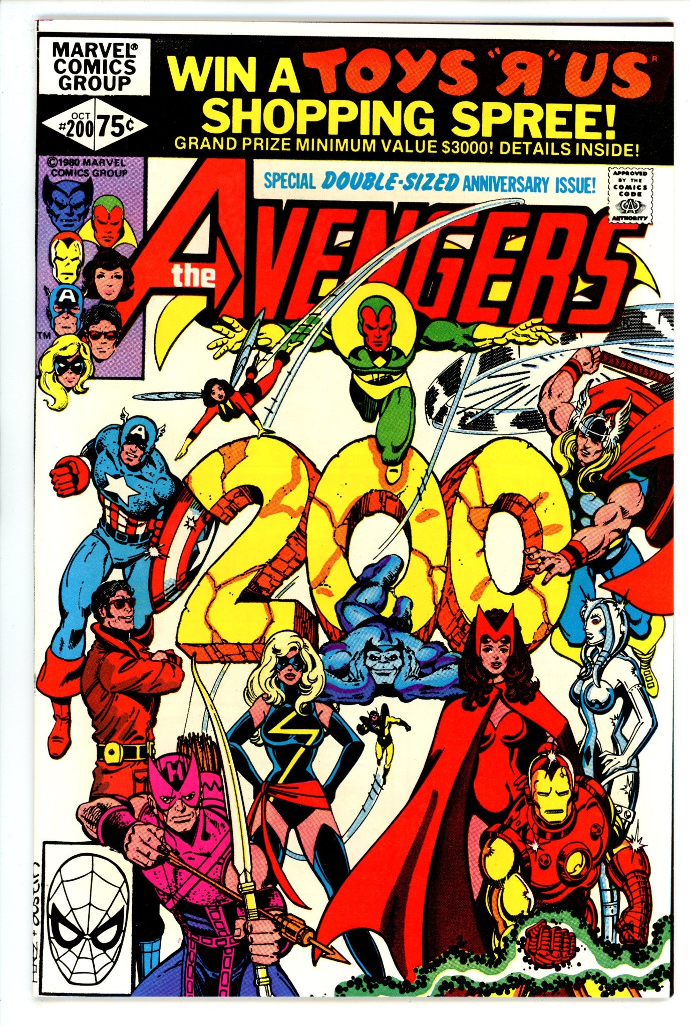 The Avengers Vol 1 200 VF- (7.5) (1980) 